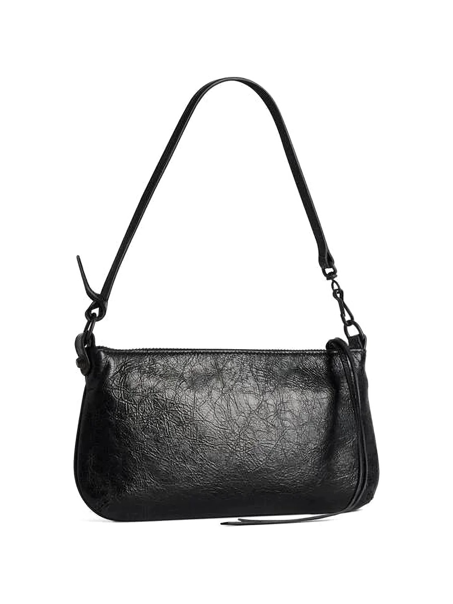 Geanta de umar Balenciaga neagra din piele - Img 2