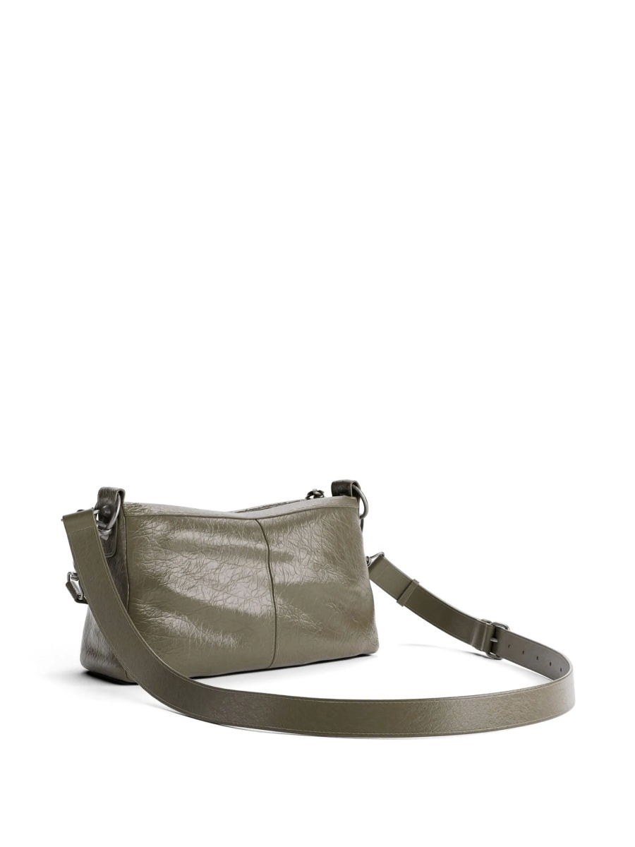 Geanta de umar Balenciaga verde din piele - Img 2