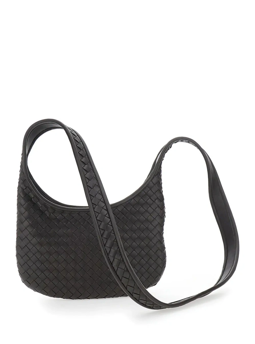 Geanta de umar Bottega Veneta maro din piele 'Veneto' - Img 2