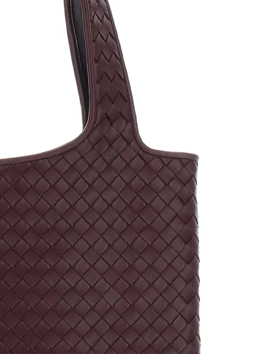 Geanta de umar Bottega Veneta mov din piele 'Veneto' - Img 3