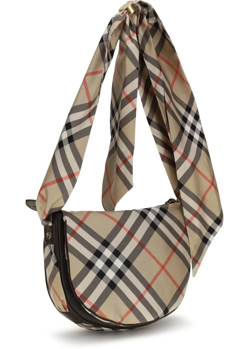 Geanta de umar Burberry din matase - Img 3
