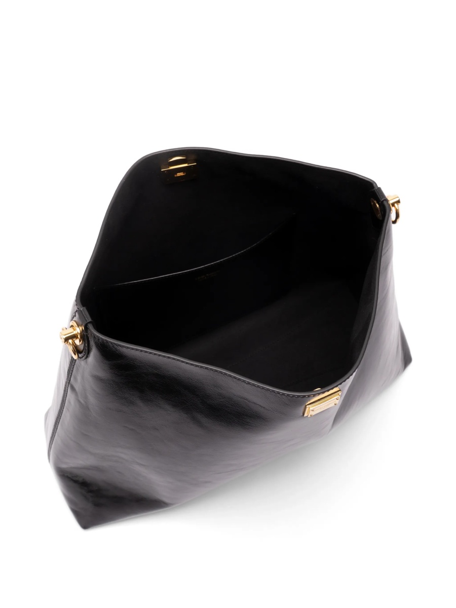 Geanta de umar Dolce &amp; Gabbana neagra din piele - Img 4