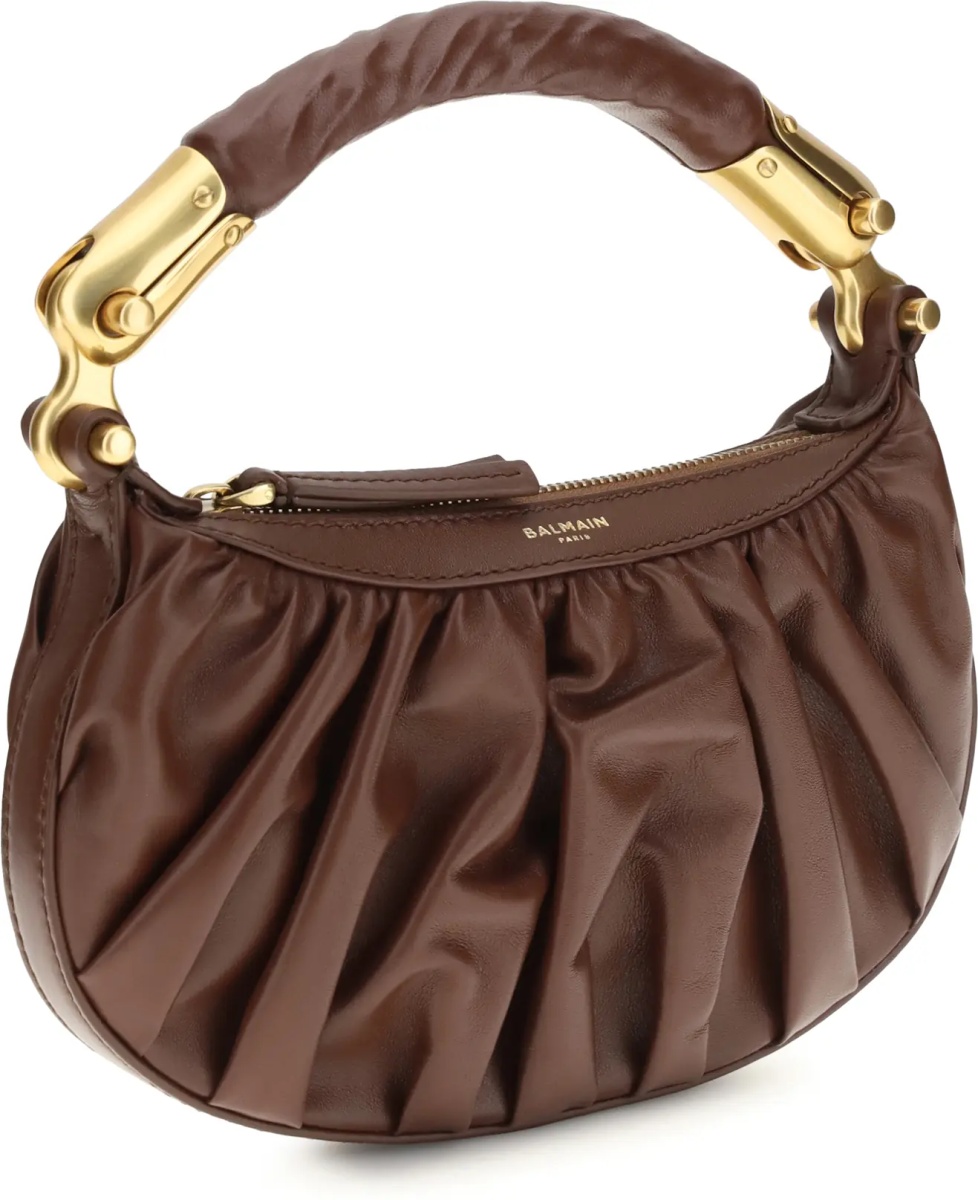 Geanta de umar Ébène mini Bag in calfskin leather - Img 2