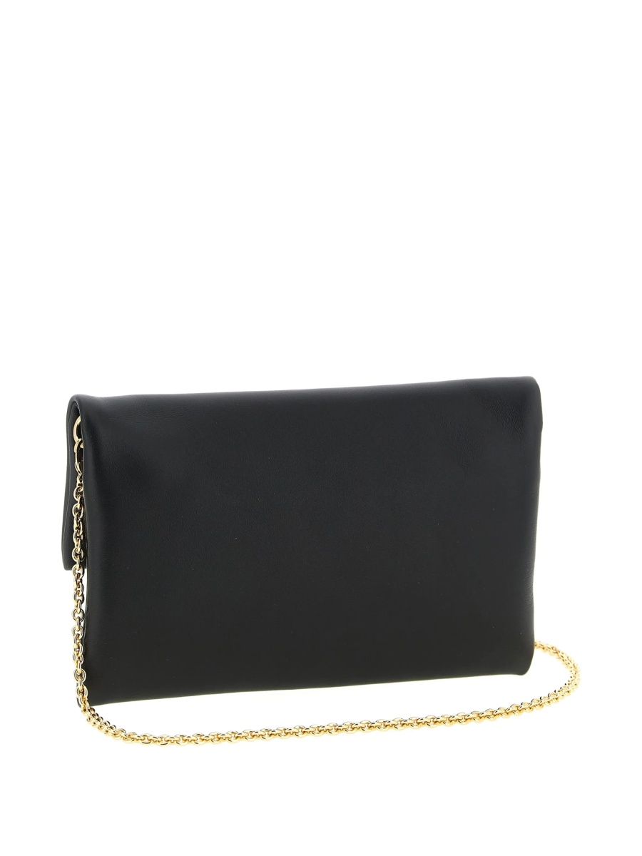 Geanta de umar Fendi neagra din piele - Img 2
