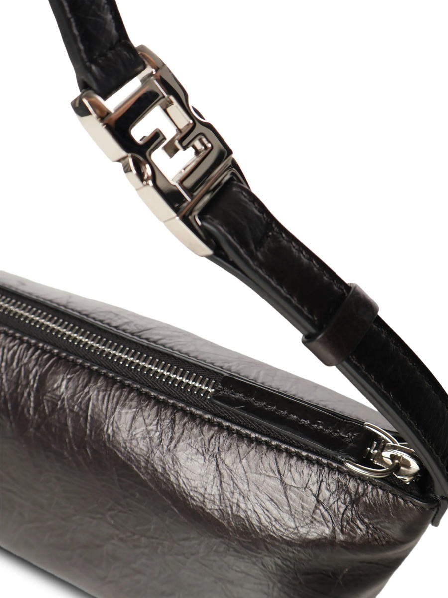 Geanta de umar Fendi neagra din piele - Img 4