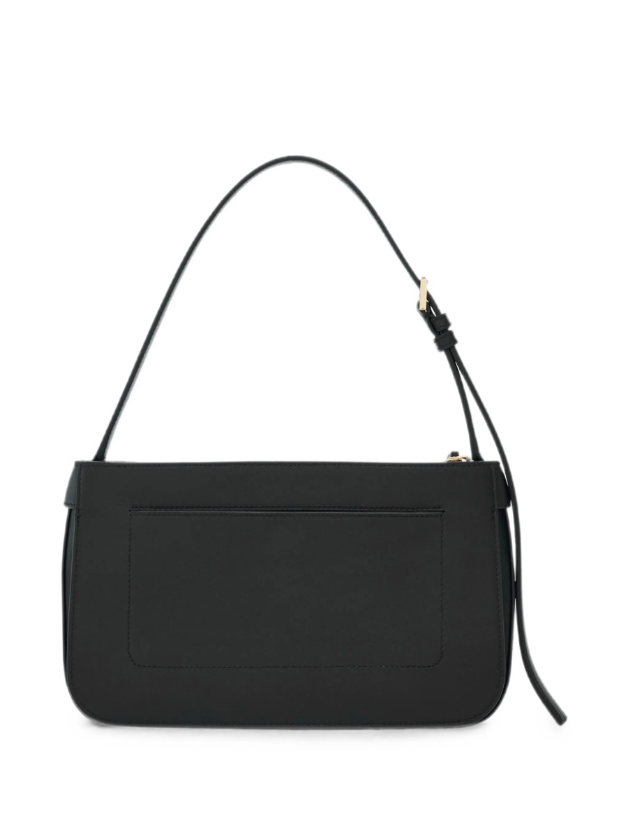 Geanta de umar Ferragamo neagra din piele - Img 4