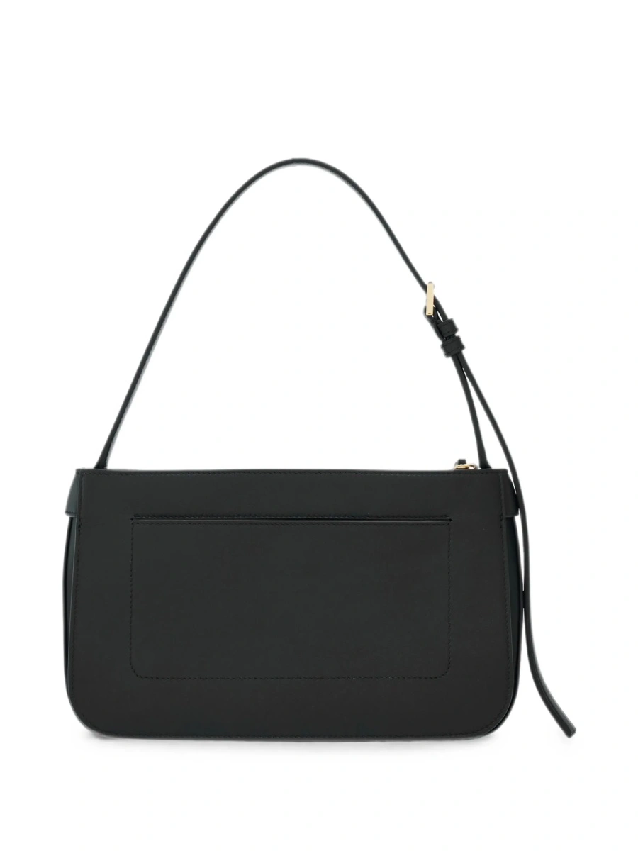 Geanta de umar Ferragamo neagra din piele - Img 4
