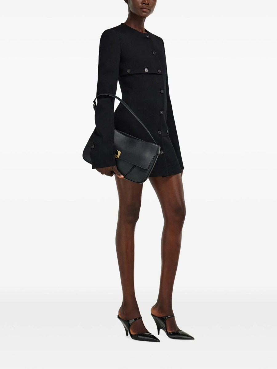 Geanta de umar Ferragamo neagra din piele - Img 2
