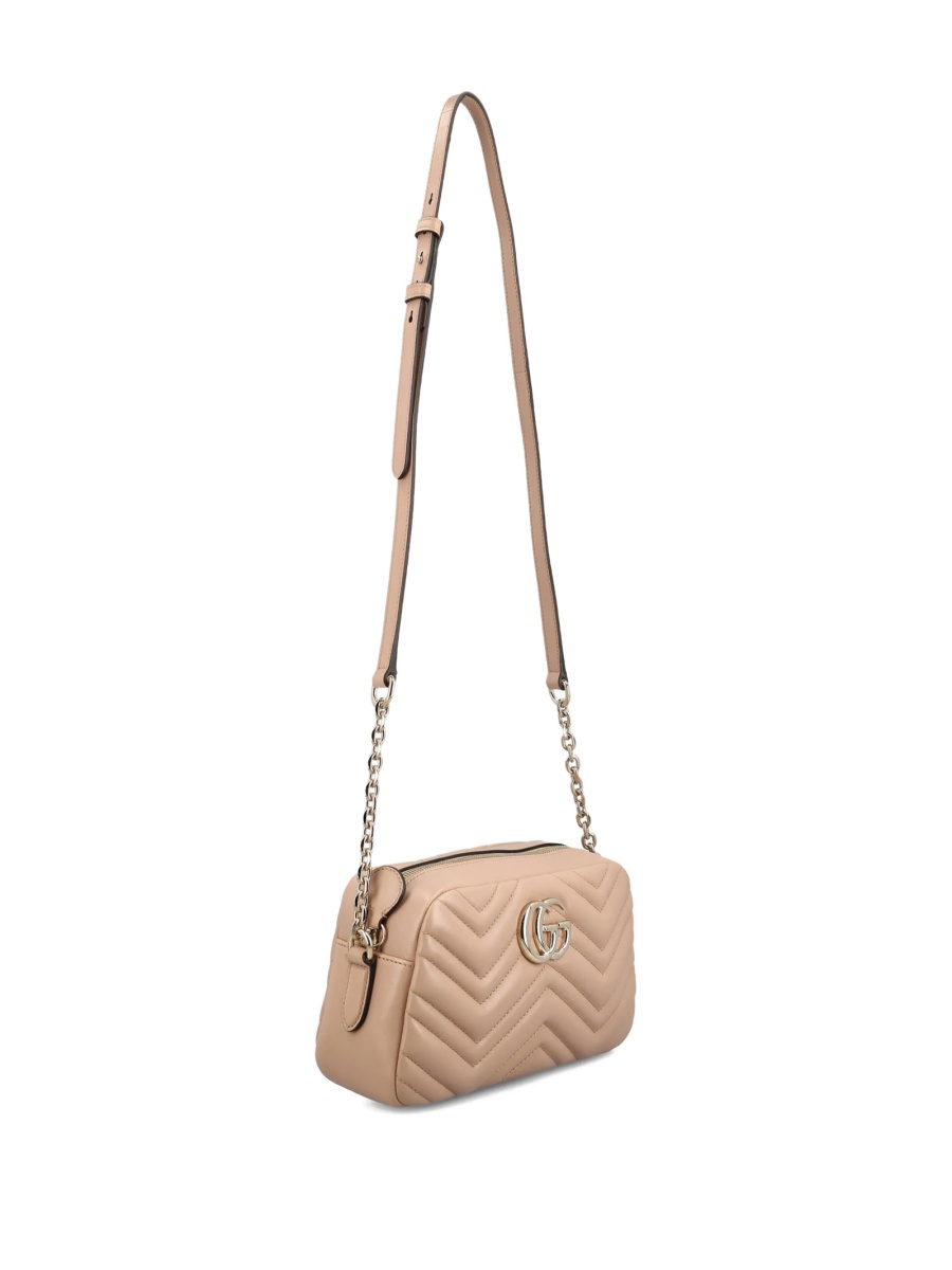 Geanta de umar Gucci gg marmont neutra din piele - Img 3