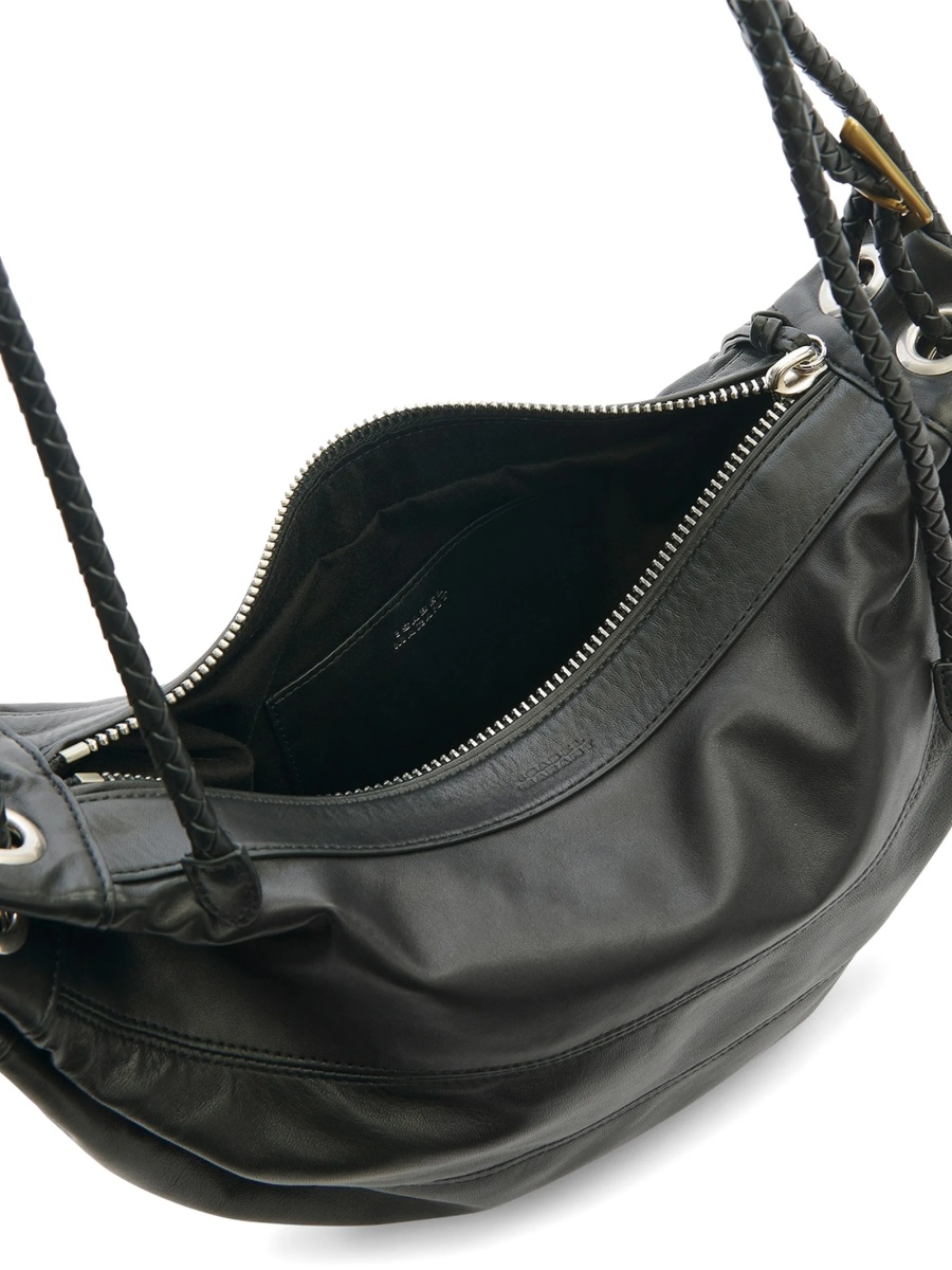 Geanta de umar Isabel Marant neagra din piele - Img 4