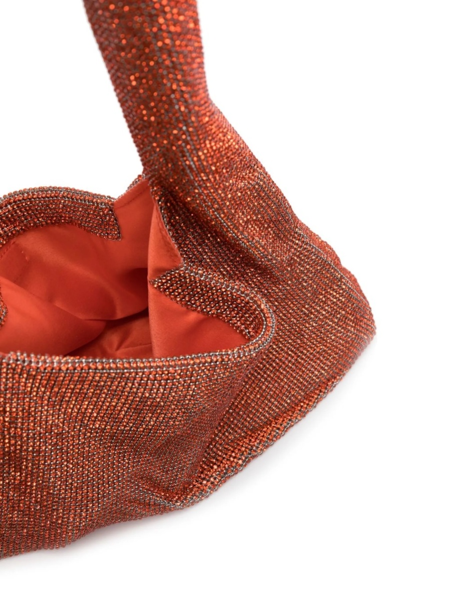 Geanta de umar KARA portocalie din material textil - Img 5