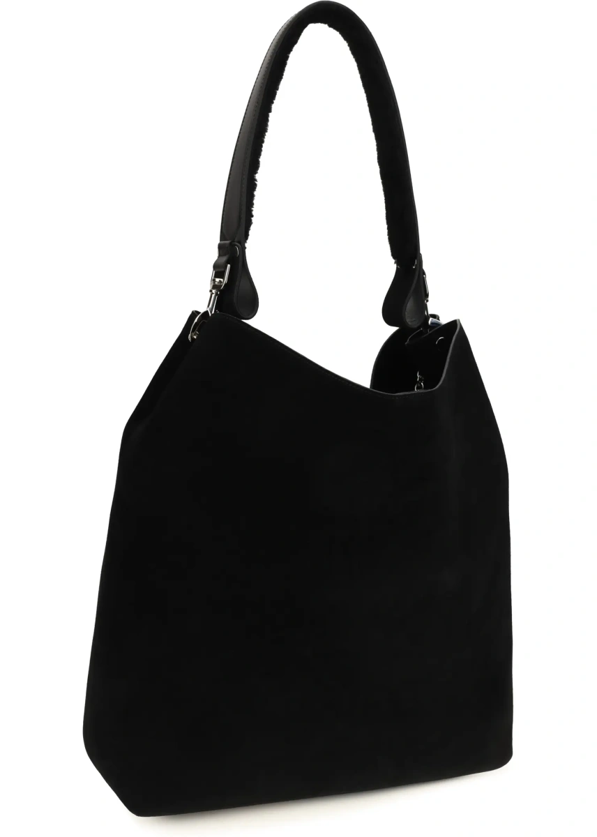 Geanta de umar Large Lottie suede Shopping Bag - Img 3