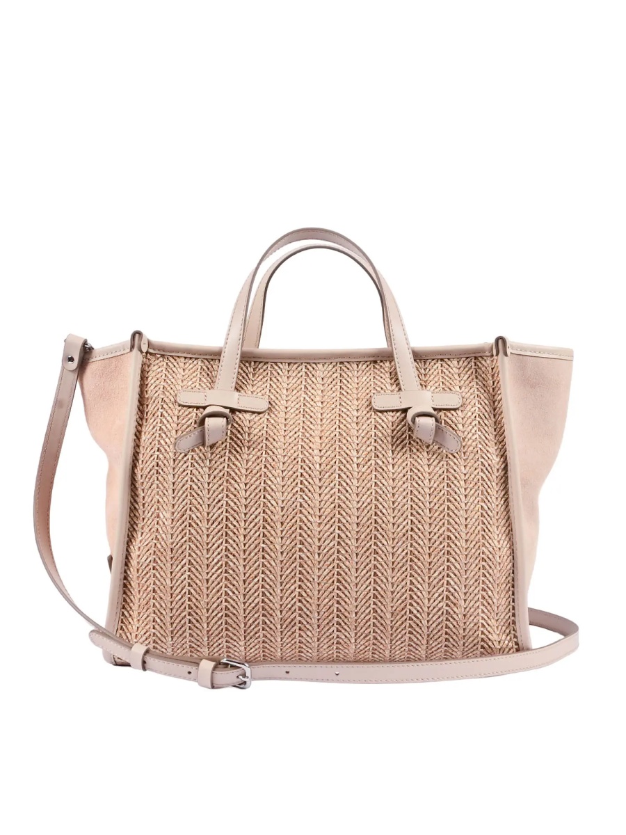 Geanta de umar LEATHER AND FABRIC BAG - Img 3