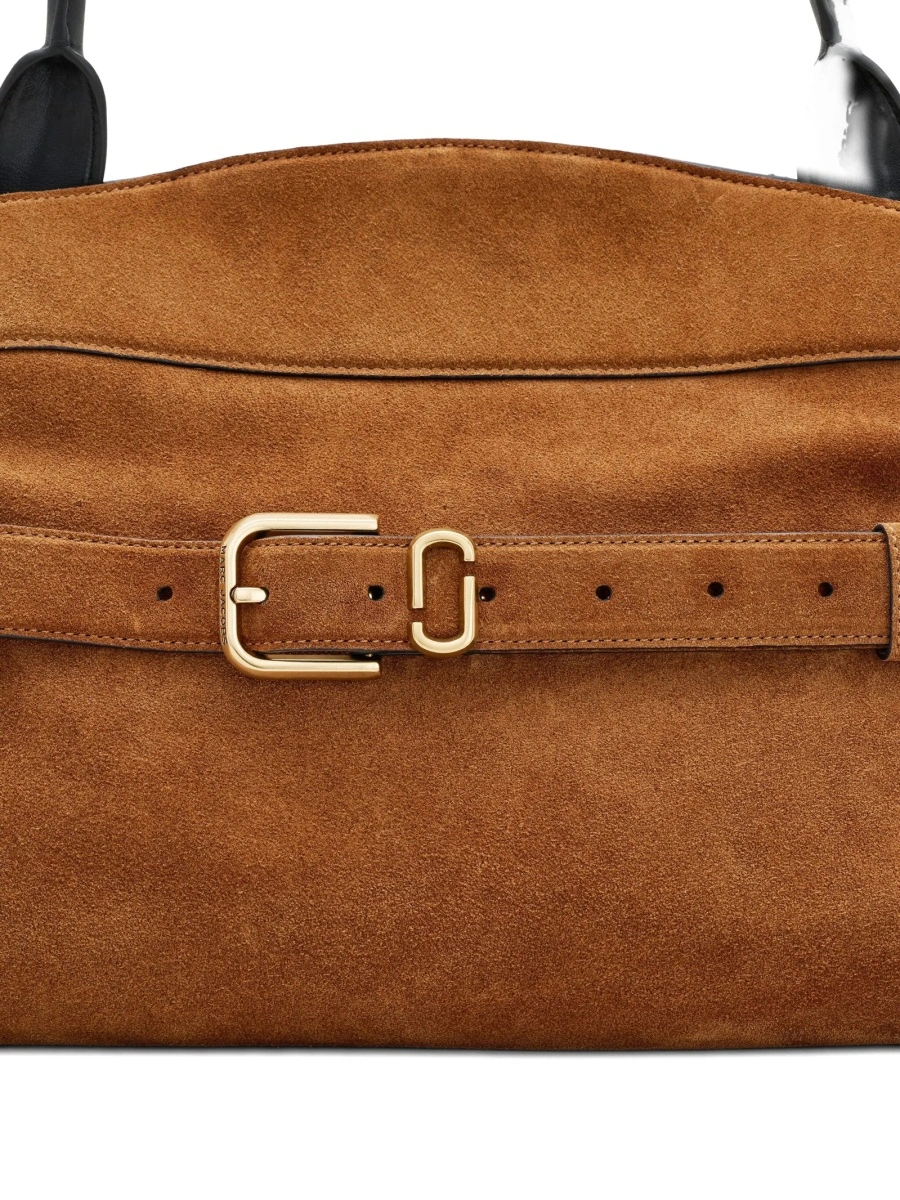 Geanta de umar Marc Jacobs maro din piele intoarsa - Img 4