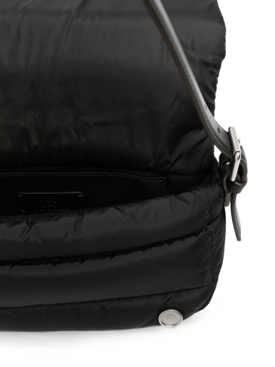 Geanta de umar Moncler neagra din poliamida - Img 8