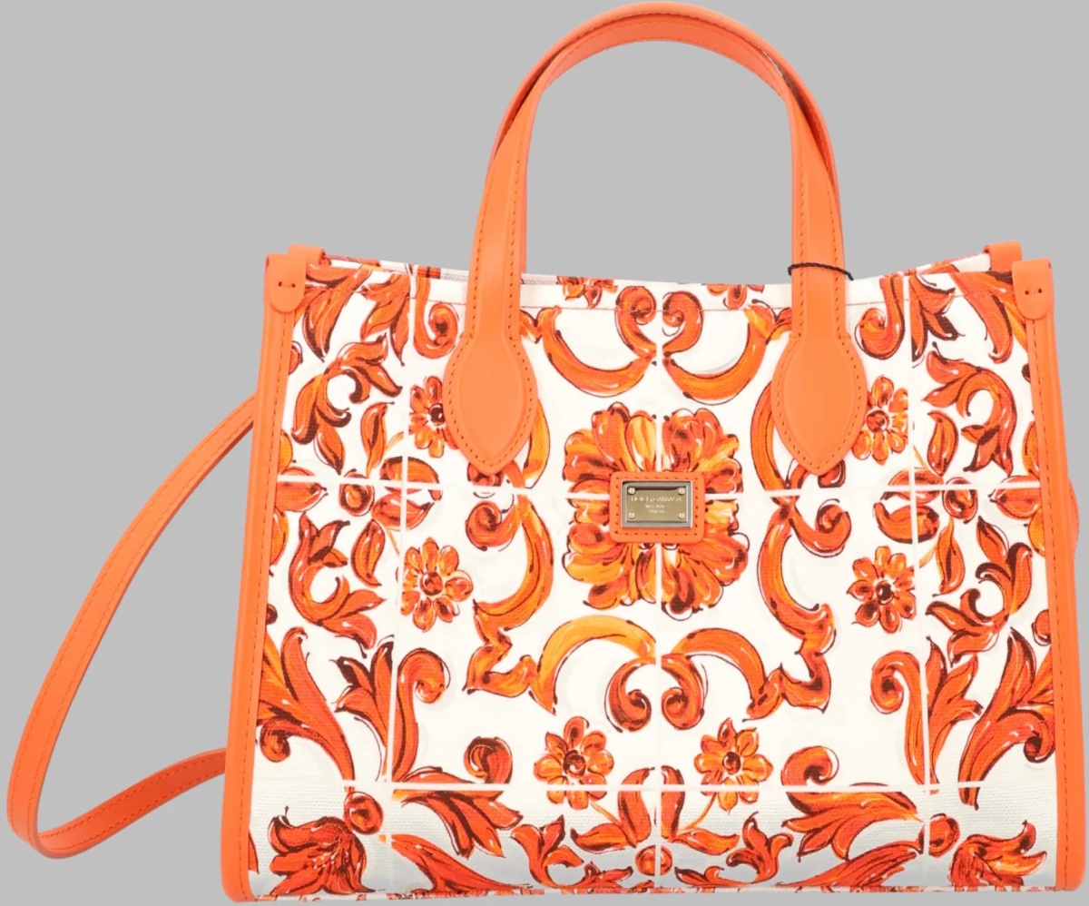 Geanta de umar Printed Canvas Shopping Bag - Img 2