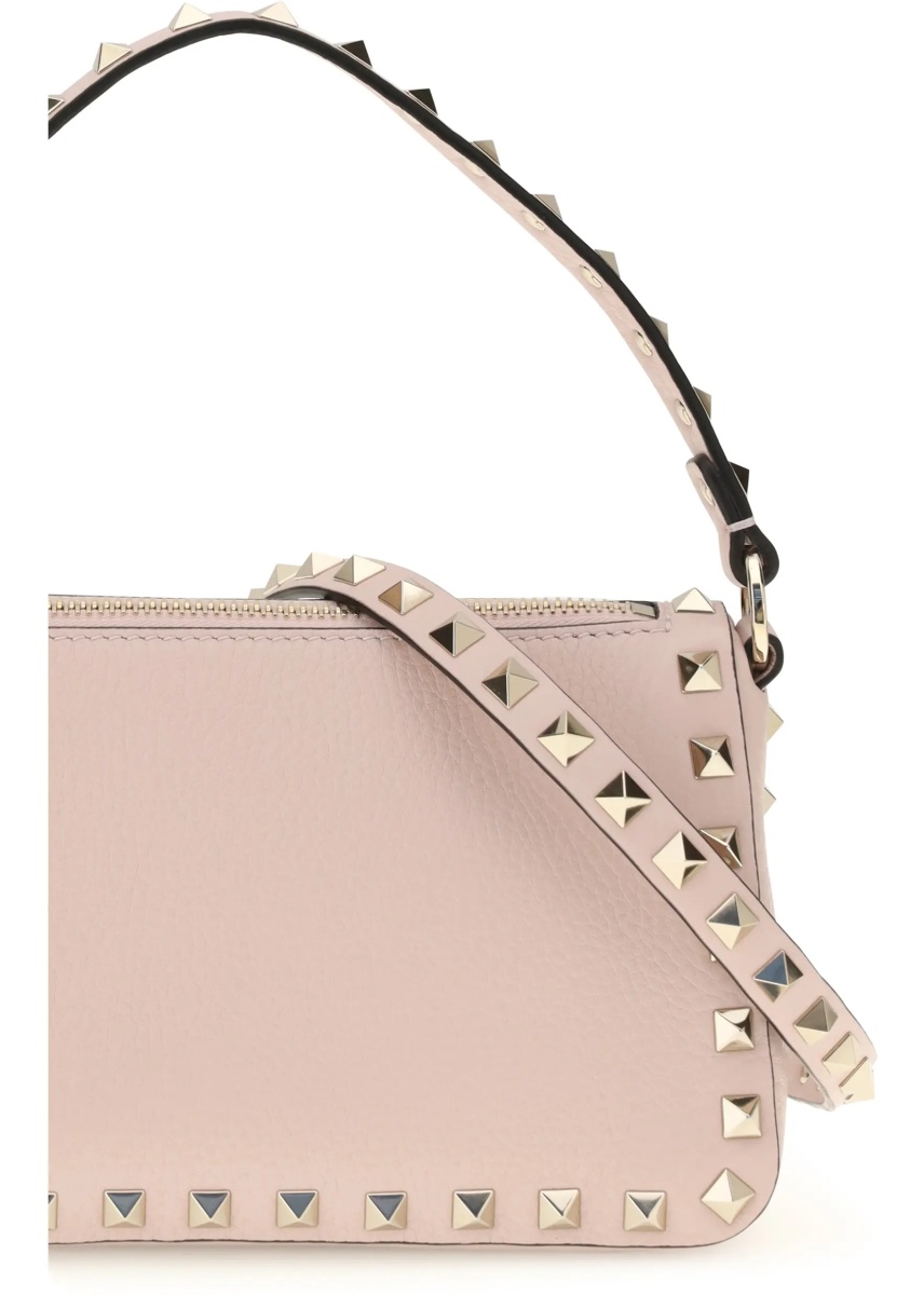 Geanta de umar Rockstud leather Shoulder Bag - Img 4