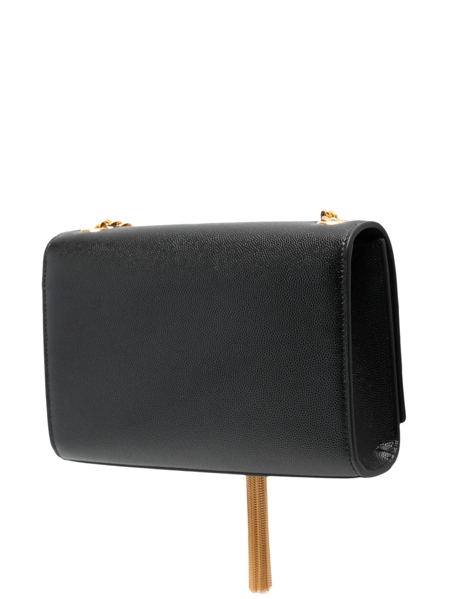 Geanta de umar Saint Laurent Kate neagra din piele - Img 3