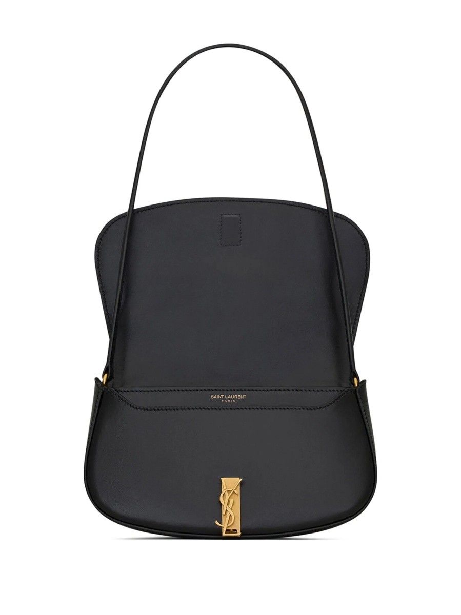 Geanta de umar Saint Laurent neagra din piele - Img 5