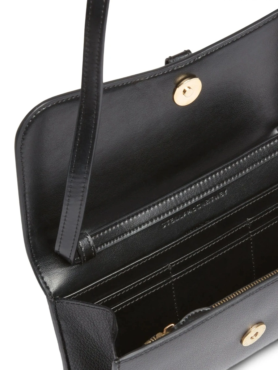 Geanta de umar Shoulder Bag 'Stella Ryder' with Logo Padlock Detail on the Front in Black Ecoleather for Women - Img 6
