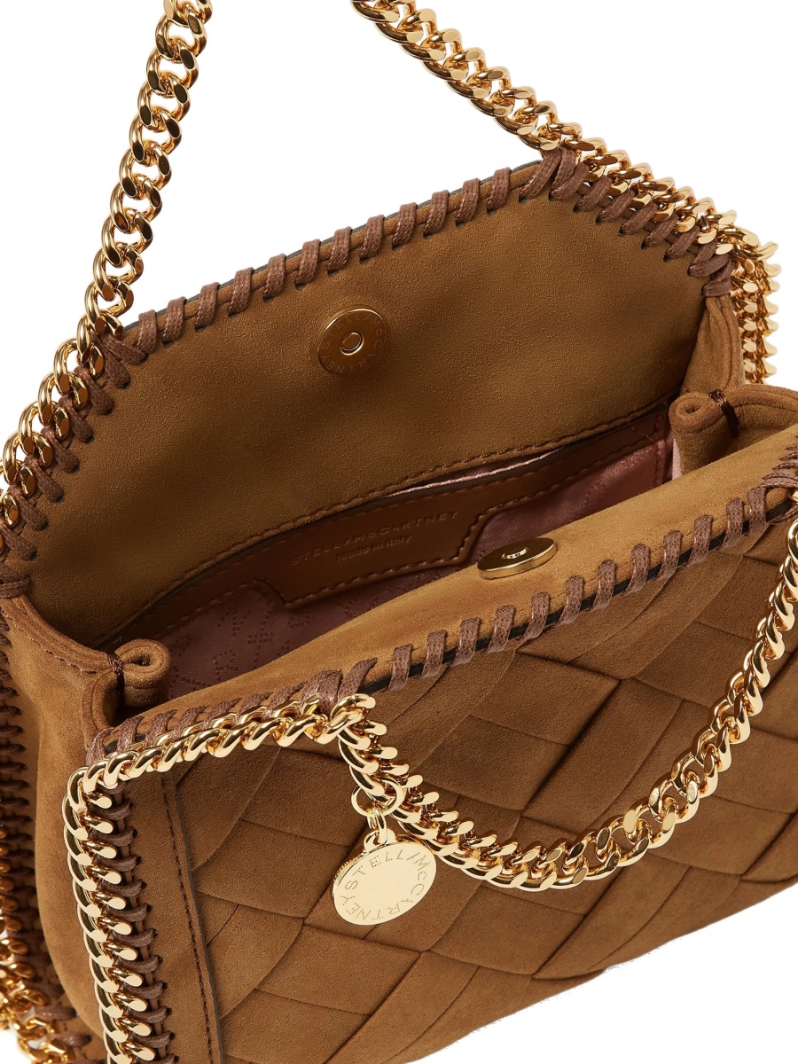 Geanta de umar Stella McCartney falabella maro din poliamida - Img 4