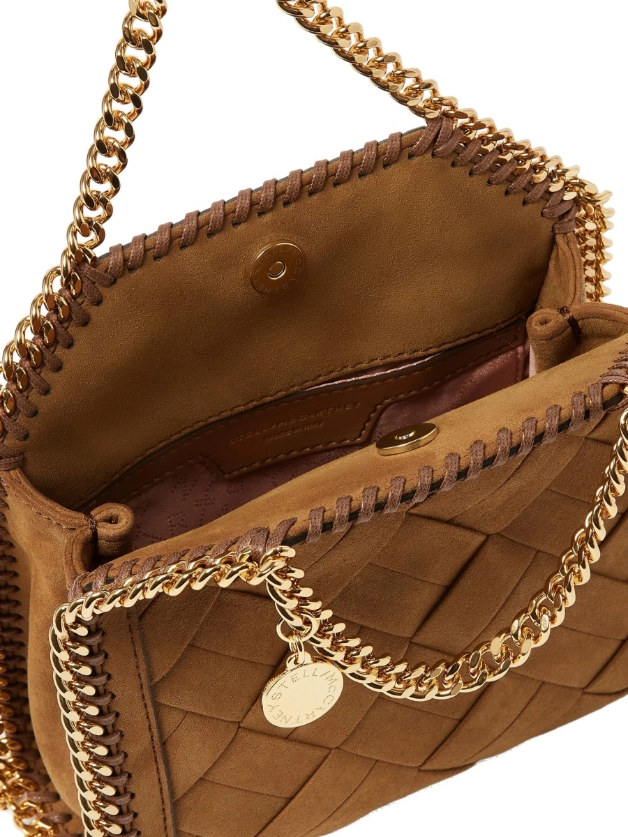 Geanta de umar Stella McCartney falabella maro din poliamida - Img 4