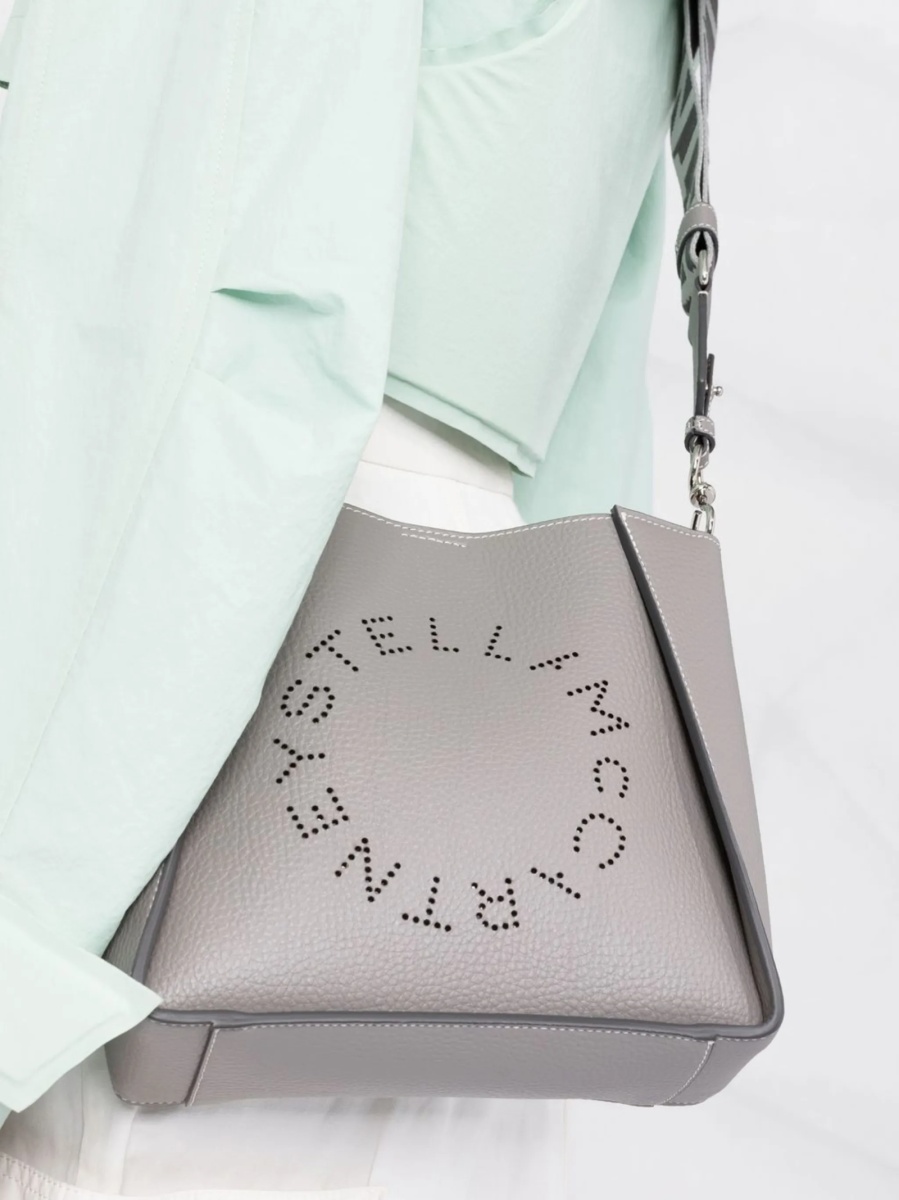Geanta de umar Stella McCartney gri din poliuretan - Img 3