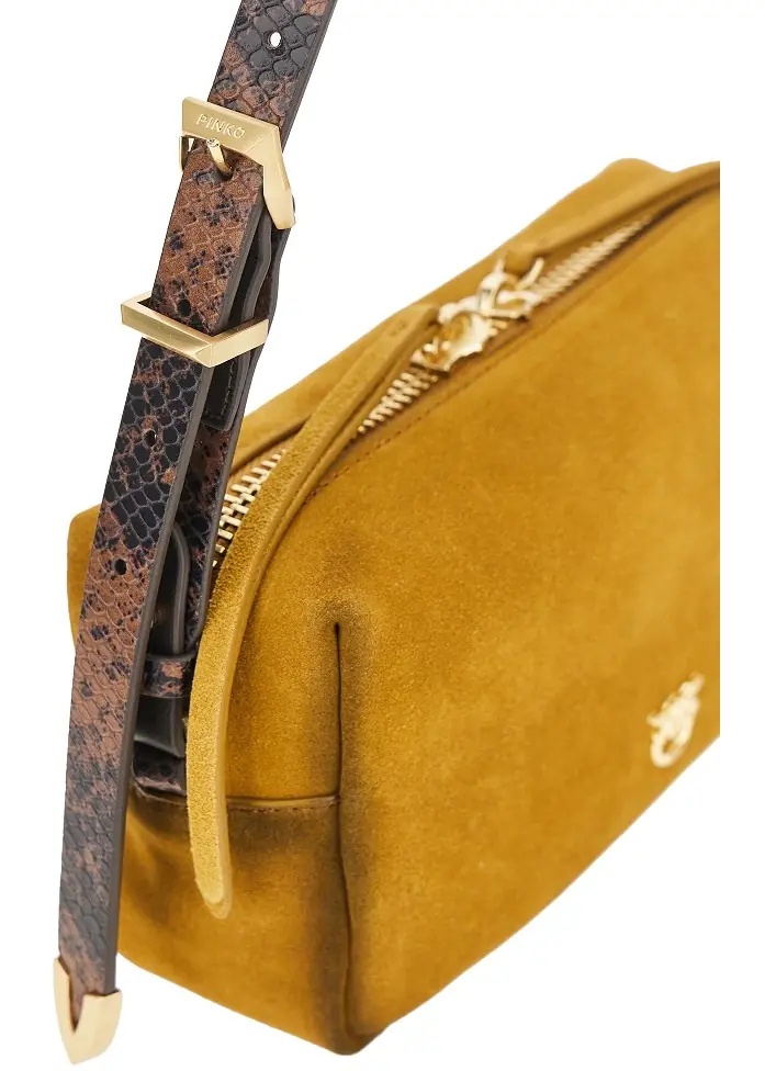 Geanta de umar Suede leather Mini crossbody bag - Img 4