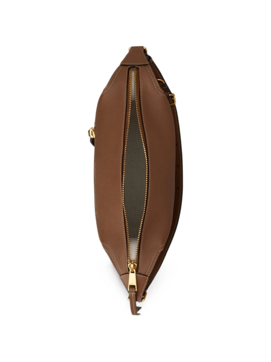 Geanta de umar TOD'S maro din piele - Img 4