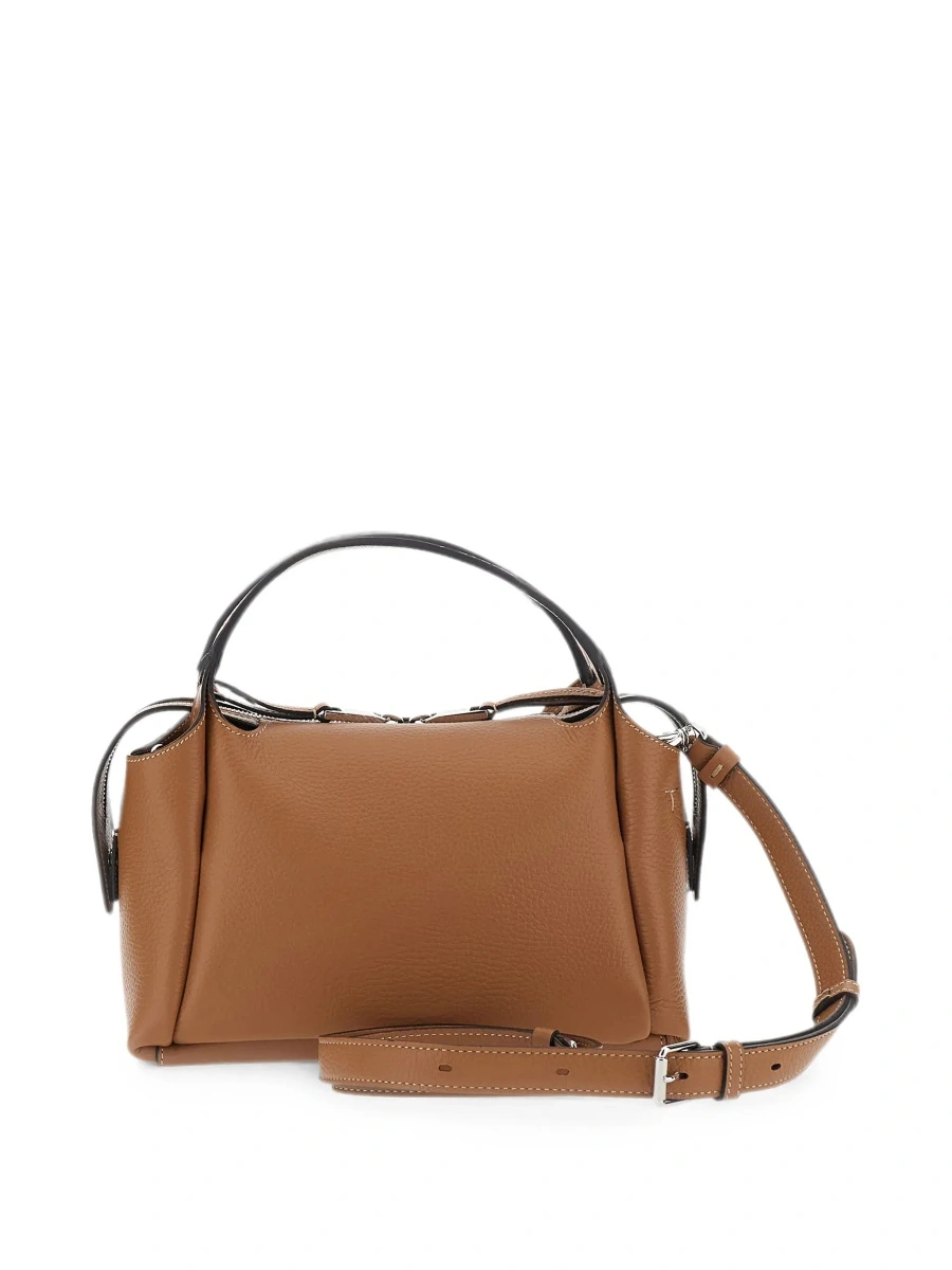 Geanta de umar TOD'S maro din piele - Img 4