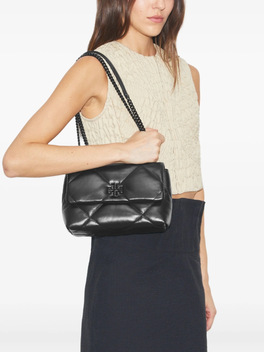 Geanta de umar Tory Burch neagra din piele - Img 2