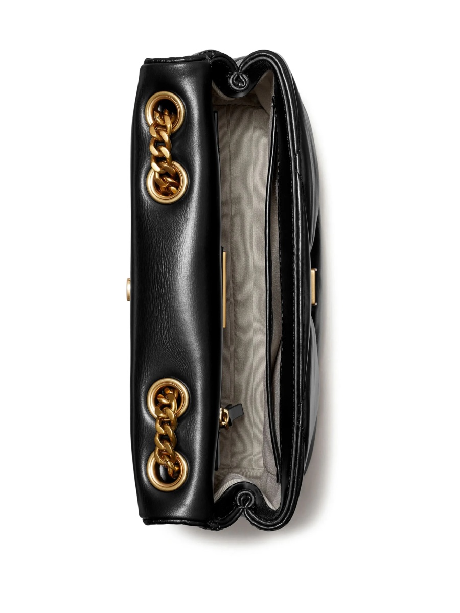 Geanta de umar Tory Burch neagra din piele - Img 5