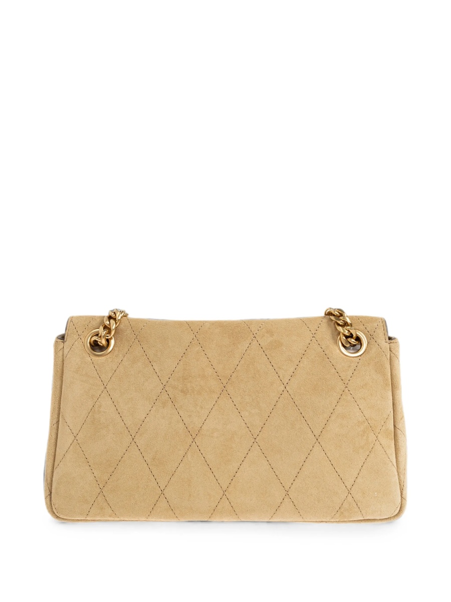 Geanta de umar Tory Burch neutra din piele intoarsa - Img 4