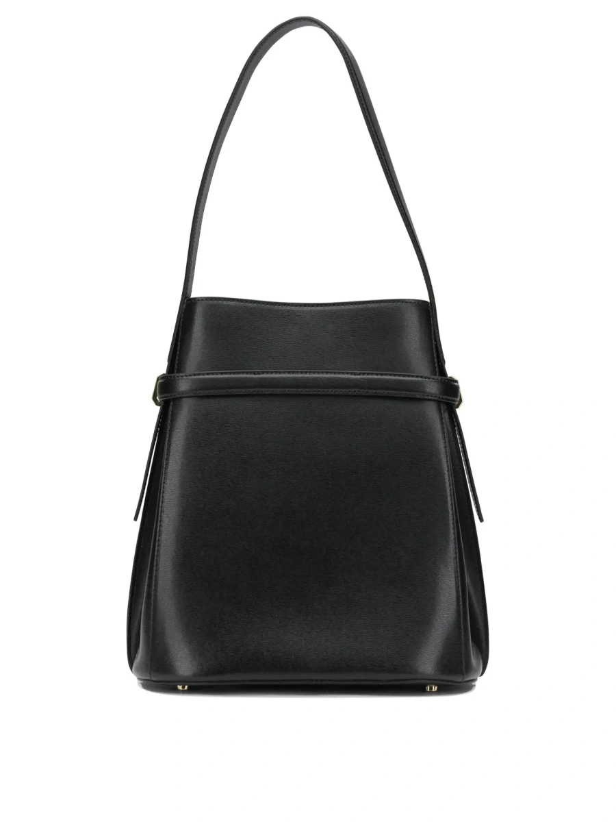 Geanta de umar TOTÊME Small leather shoulder bag - Img 3