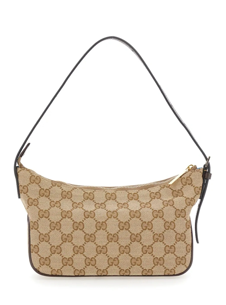 Geanta mini Gucci bej din canvas GG Supreme - Img 2