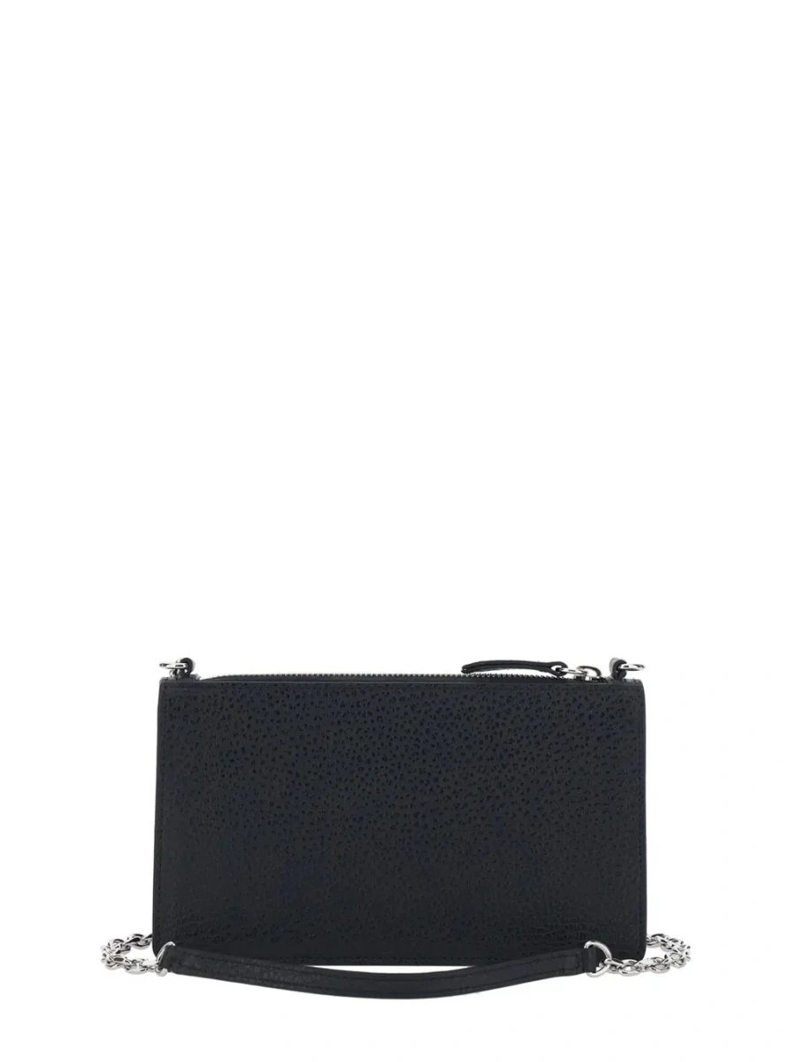 Geanta mini Maison Margiela neagra din piele - Img 2