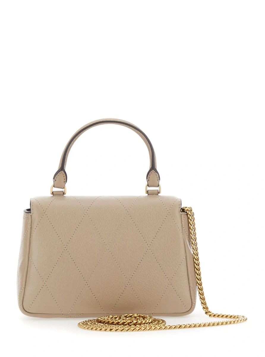 Geanta mini Tory Burch bej din piele - Img 2