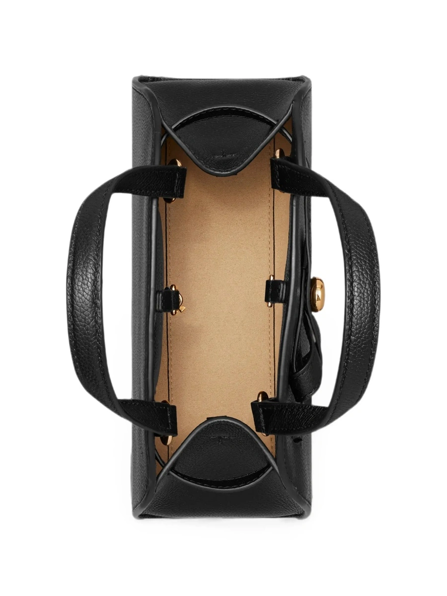 Geanta mini Tory Burch neagra din piele 'Romy' - Img 5