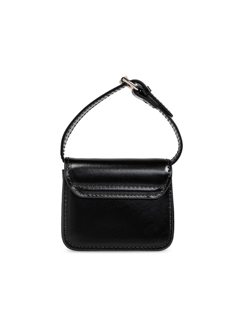 Geanta mini Vivienne Westwood neagra din piele - Img 3