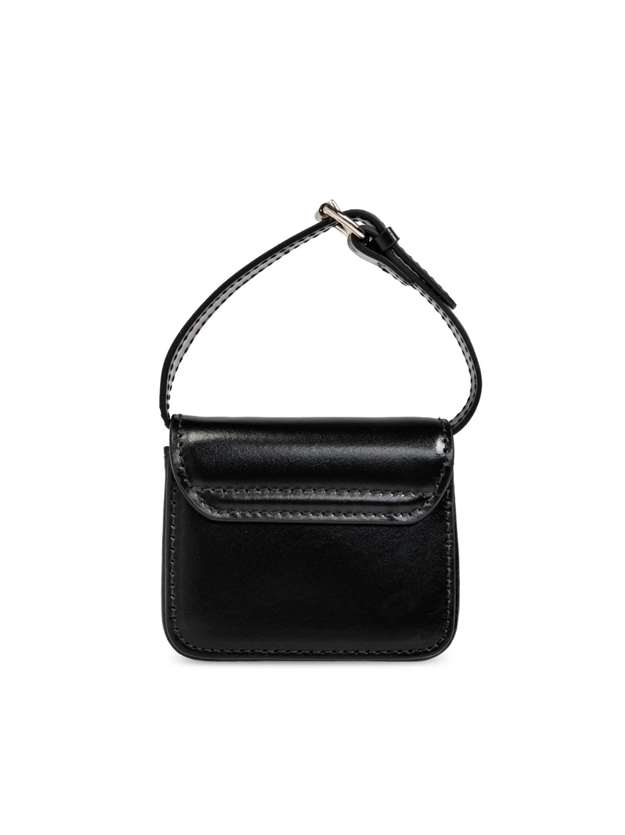 Geanta mini Vivienne Westwood neagra din piele - Img 3