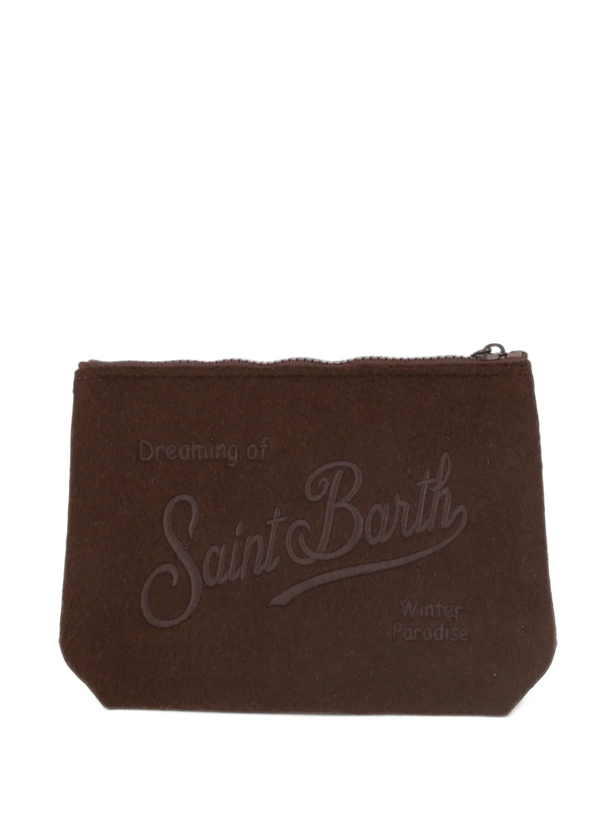 Geanta plic Mc2 Saint Barth maro din lana si polyester - Img 2