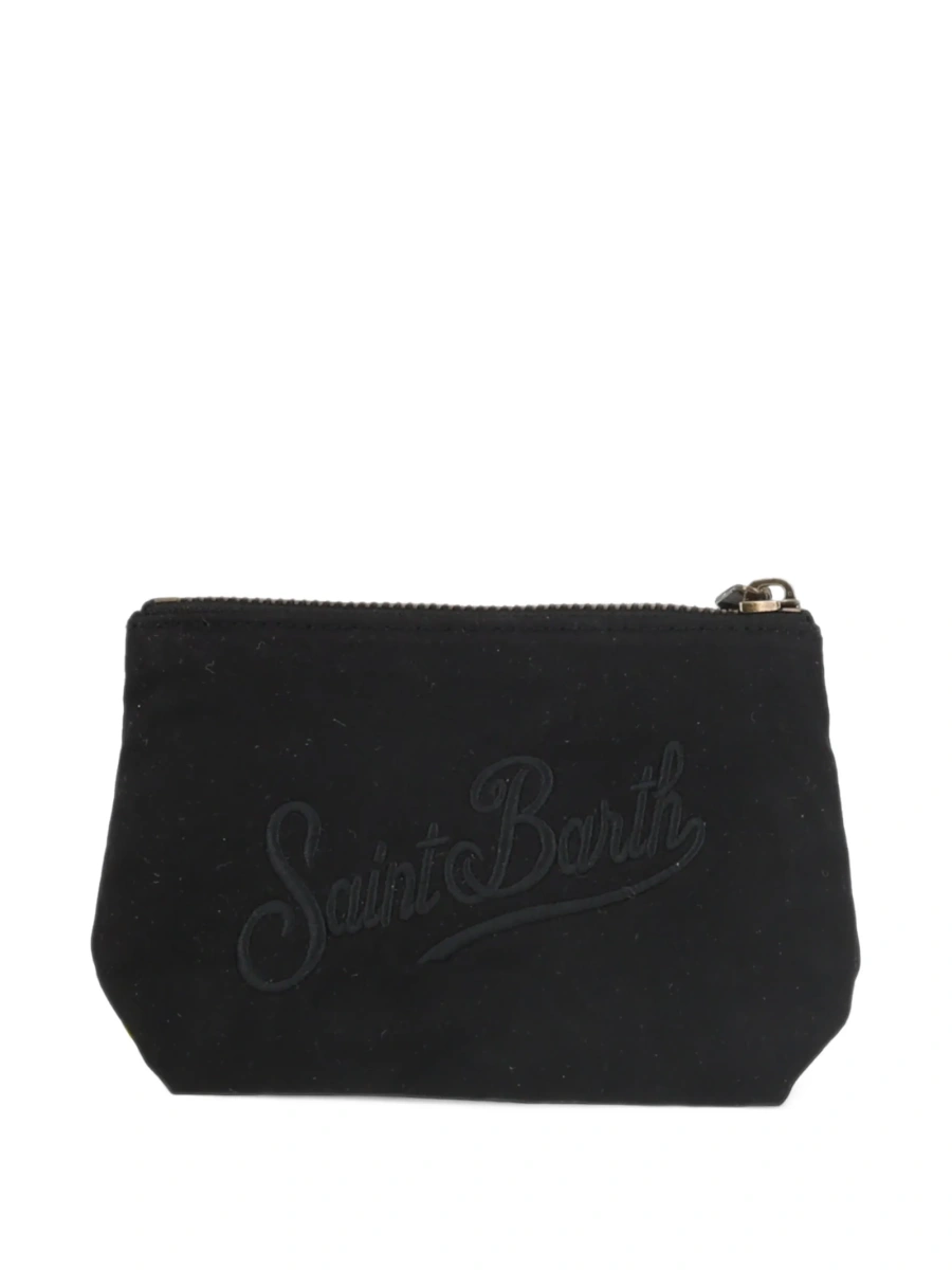 Geanta plic Mc2 Saint Barth neagra din bumbac - Img 2