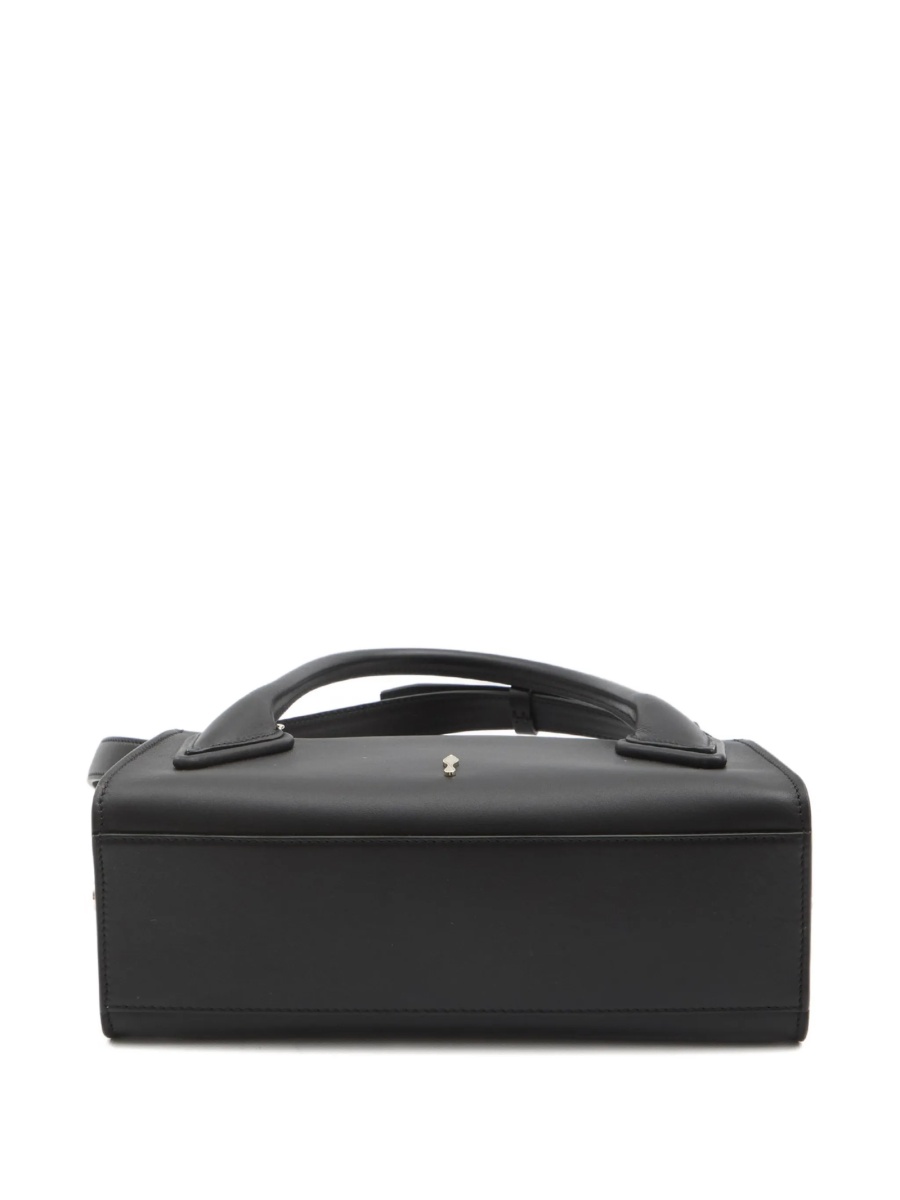 Geanta tip postas Christian Louboutin neagra din piele - Img 3