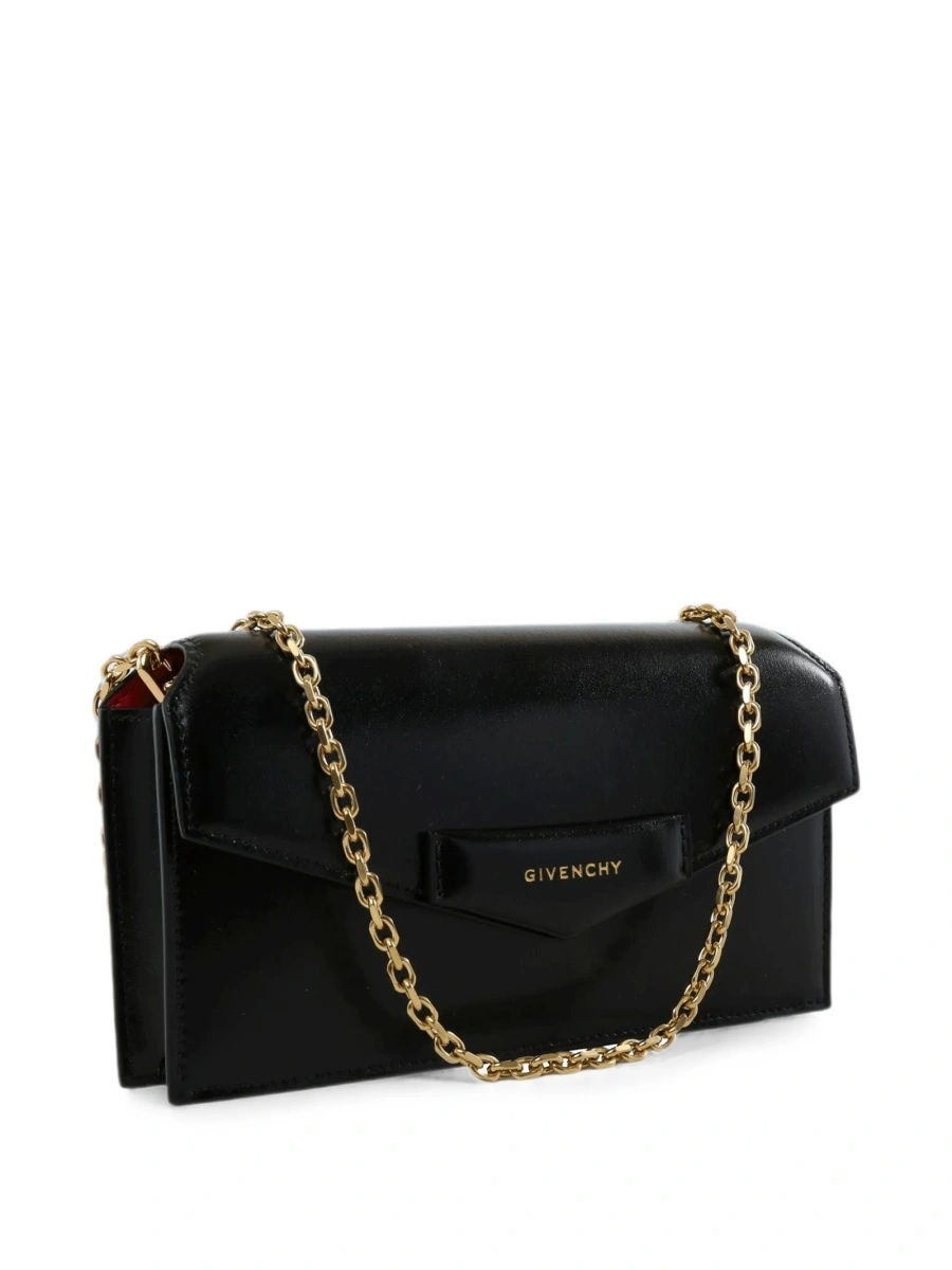Geanta tip postas Givenchy antigona neagra din piele - Img 2