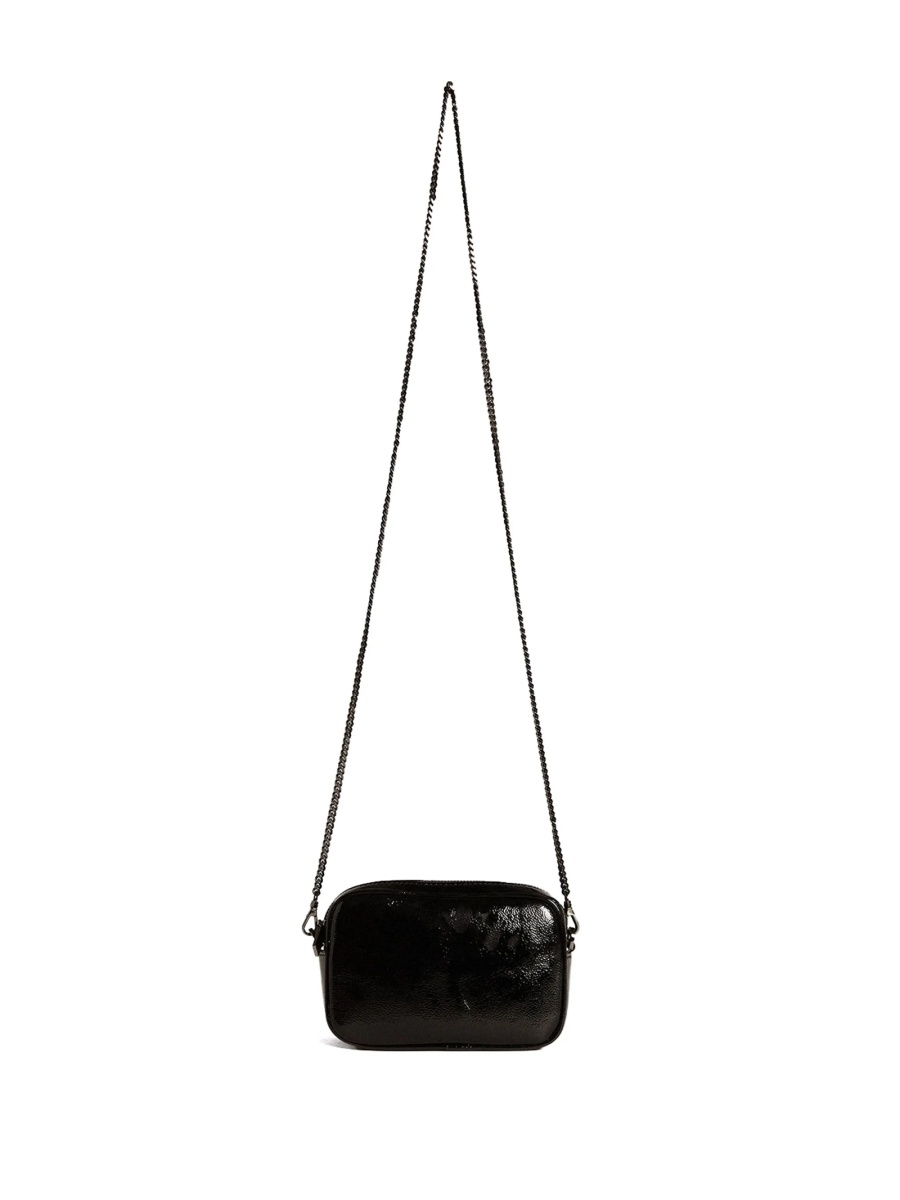 Geanta tip postas Golden Goose star neagra din piele - Img 2
