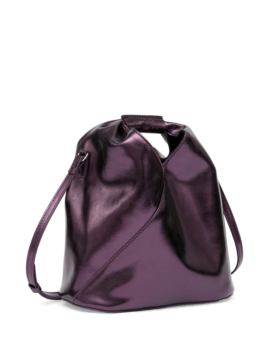 Geanta tip postas MM6 Maison Margiela violet din polyester si poliuretan - Img 5