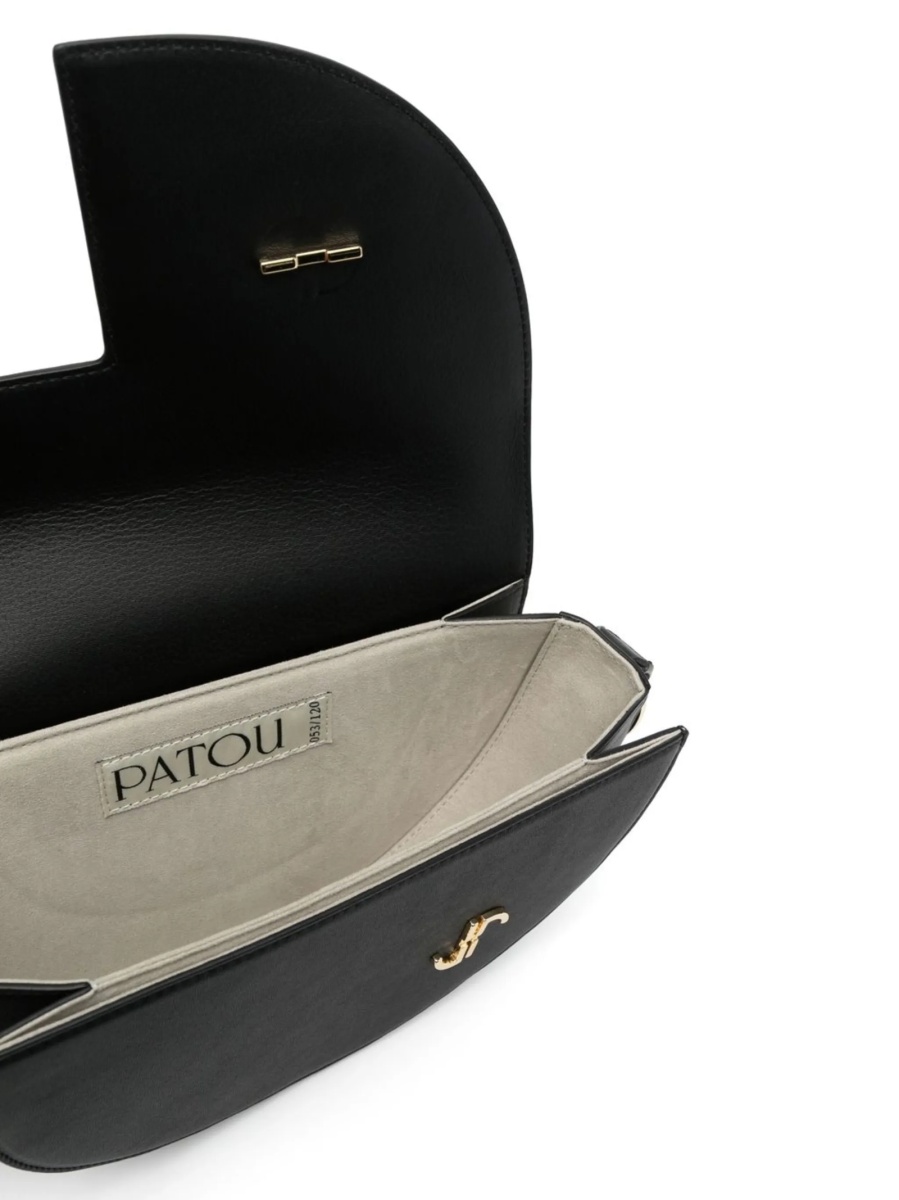 Geanta tip postas Patou neagra din piele - Img 5