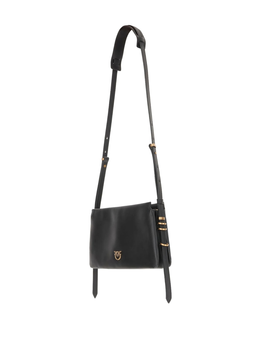 Geanta tip postas Pinko neagra din piele - Img 3