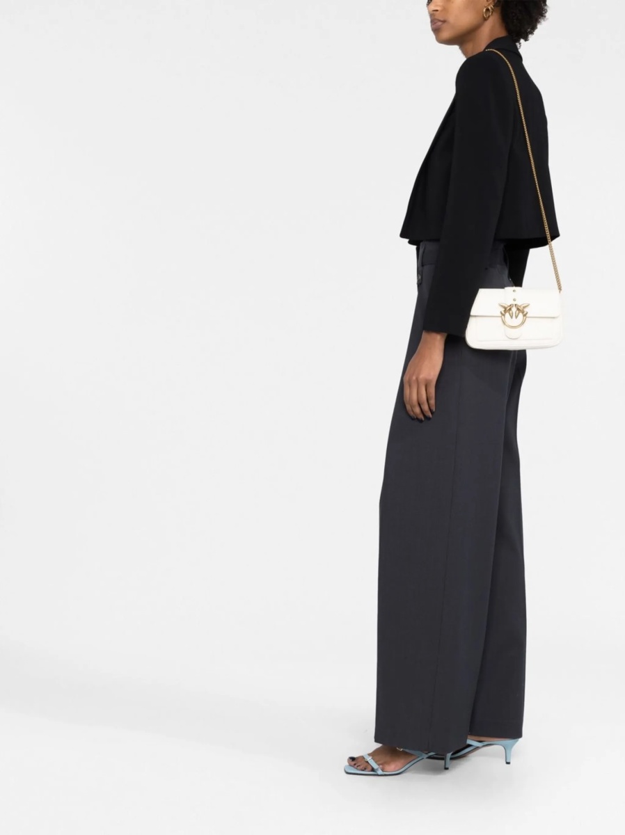 Geanta tip postas Pinko neutra din piele - Img 2