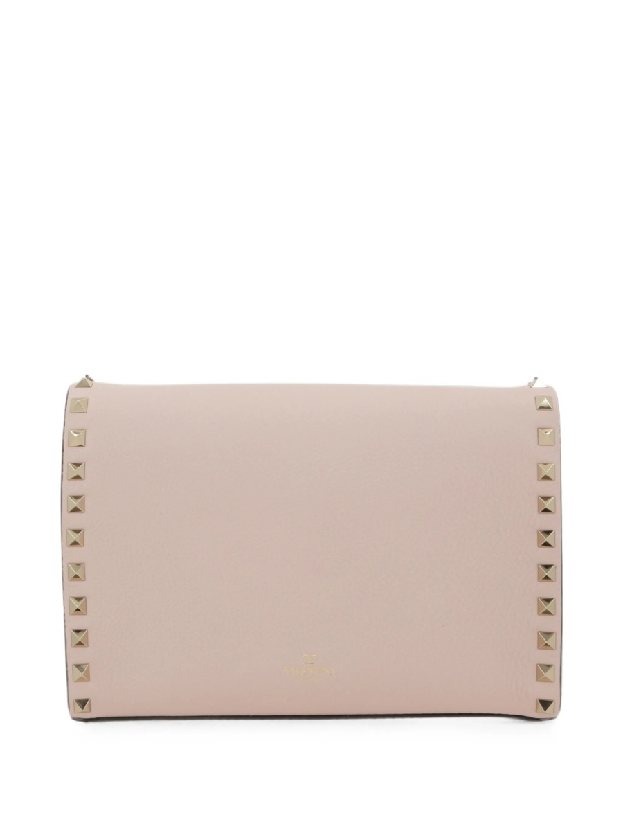 Geanta tip postas Valentino Garavani Rockstud roz din piele - Img 2